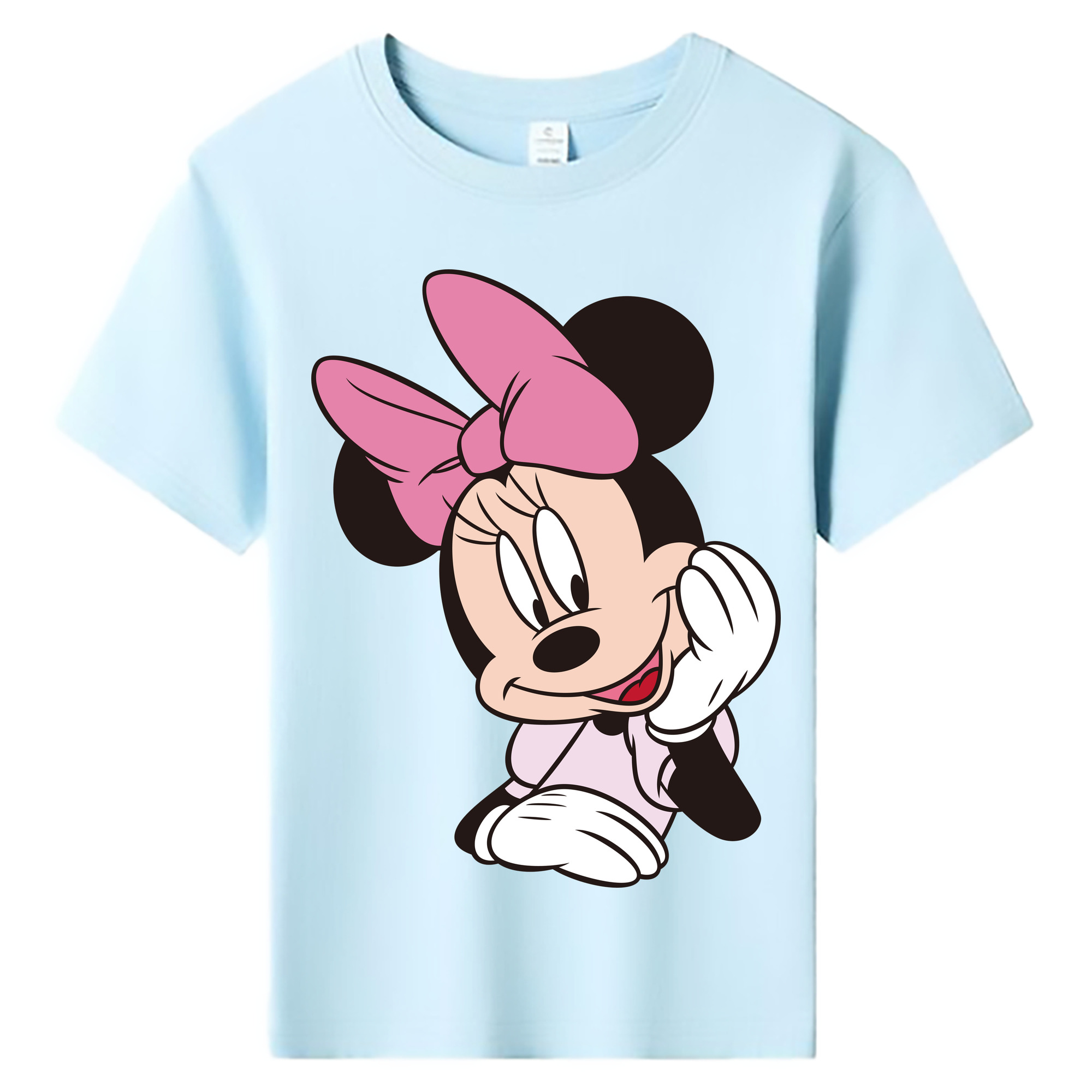 ミッキーマウス Mickey Mouse 綿100％キッズTシャツ（フロントプリント）